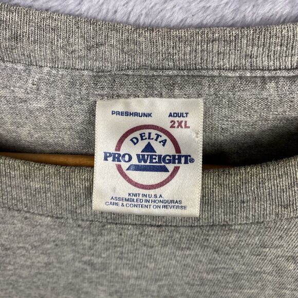 Vintage‎ Homer Simpson Size XXL Exercise Donut Curl T shirt Y2K - Picture 5 of 8